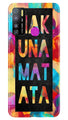 Hakuna Matata Mobile Back Case for Infinix Hot 9 Pro (Design - 323)