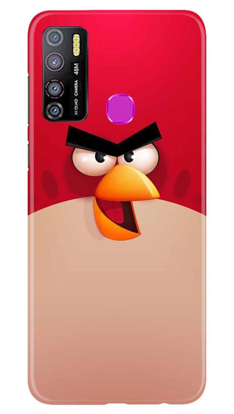 Angry Bird Red Mobile Back Case for Infinix Hot 9 Pro (Design - 325)