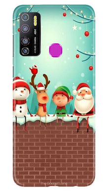 Santa Claus Mobile Back Case for Infinix Hot 9 Pro (Design - 334)