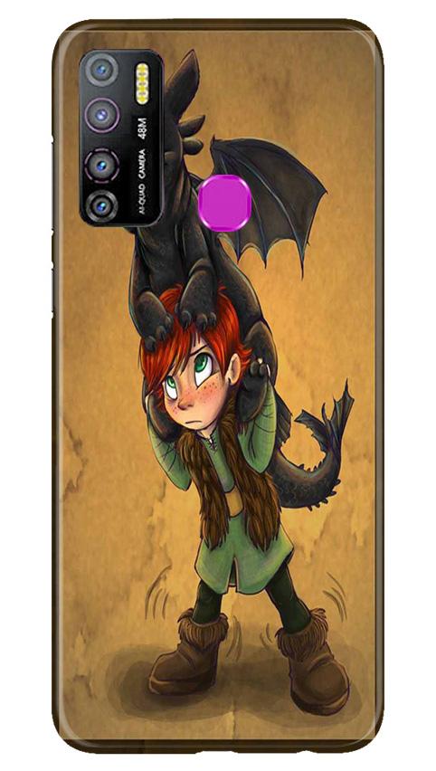 Dragon Mobile Back Case for Infinix Hot 9 Pro (Design - 336)