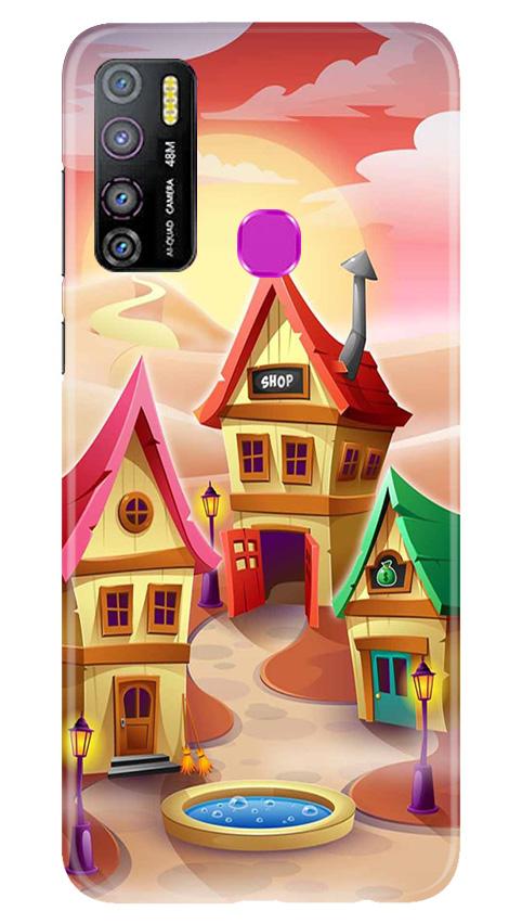 Sweet Home Mobile Back Case for Infinix Hot 9 Pro (Design - 338)