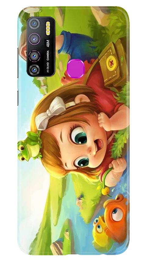 Baby Girl Mobile Back Case for Infinix Hot 9 Pro (Design - 339)