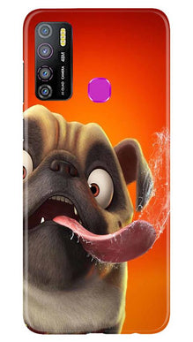Dog Mobile Back Case for Infinix Hot 9 Pro (Design - 343)
