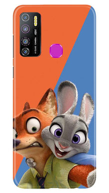 Cartoon Mobile Back Case for Infinix Hot 9 Pro (Design - 346)