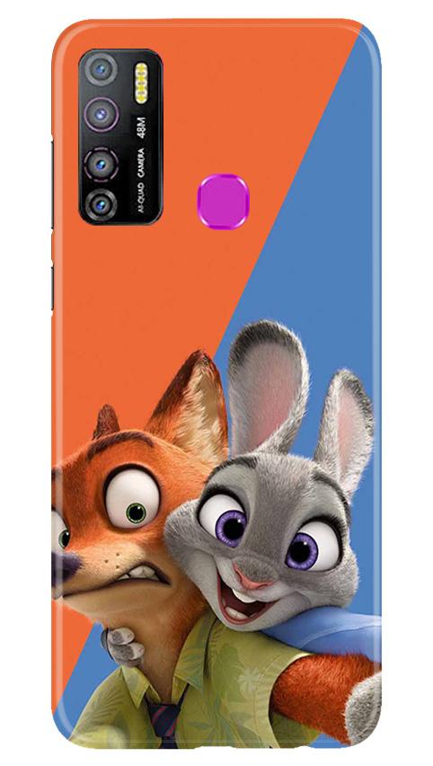 Cartoon Mobile Back Case for Infinix Hot 9 Pro (Design - 346)