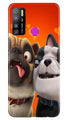 Dog Puppy Mobile Back Case for Infinix Hot 9 Pro (Design - 350)