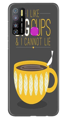 Big Cups Coffee Mobile Back Case for Infinix Hot 9 Pro (Design - 352)