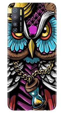 Owl Mobile Back Case for Infinix Hot 9 Pro (Design - 359)
