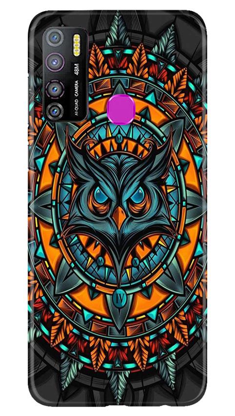 Owl Mobile Back Case for Infinix Hot 9 Pro (Design - 360)