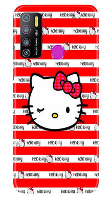 Hello Kitty Mobile Back Case for Infinix Hot 9 Pro (Design - 364)
