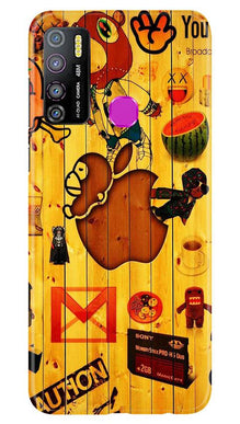 Wooden Texture Mobile Back Case for Infinix Hot 9 Pro (Design - 367)