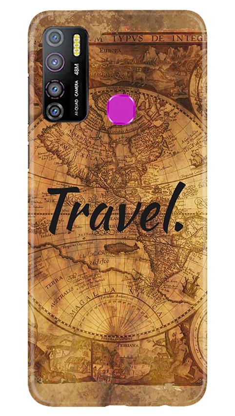 Travel Mobile Back Case for Infinix Hot 9 Pro (Design - 375)