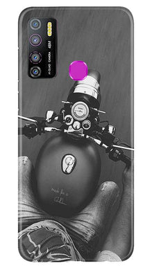 Royal Enfield Mobile Back Case for Infinix Hot 9 Pro (Design - 382)