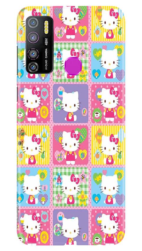Kitty Mobile Back Case for Infinix Hot 9 Pro (Design - 400)