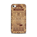 Hogwarts Mobile Back Case for iPhone 5/ 5s  (Design - 304)