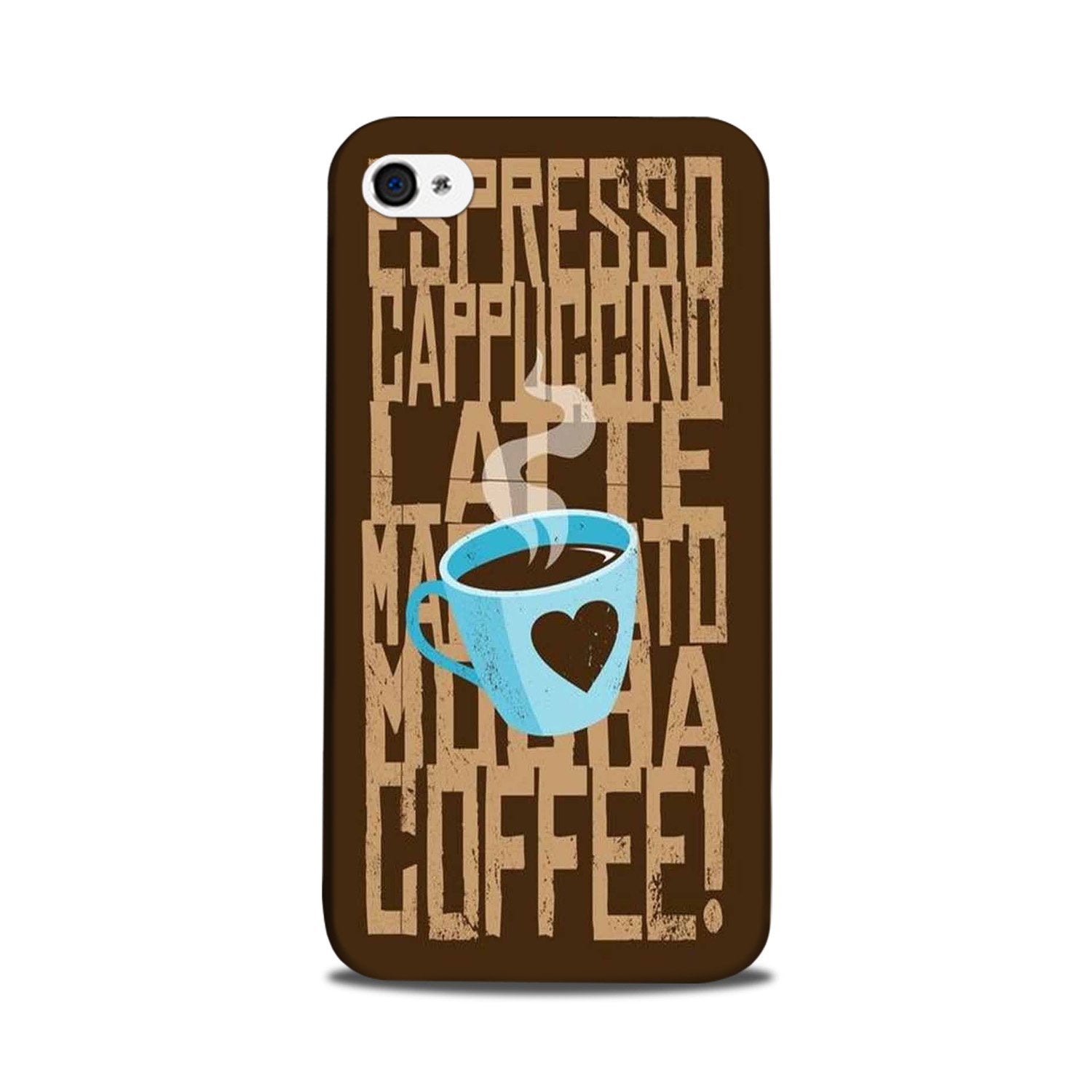 Love Coffee Mobile Back Case for iPhone 5/ 5s(Design - 351)
