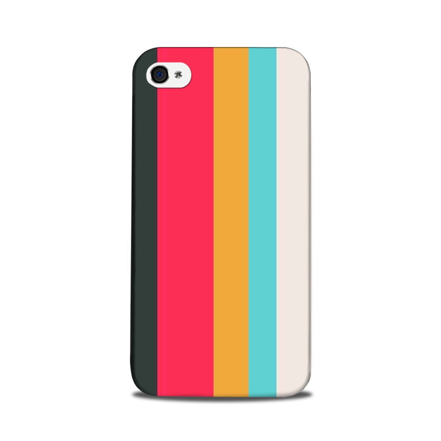 Color Pattern Mobile Back Case for iPhone 5/ 5s  (Design - 369)