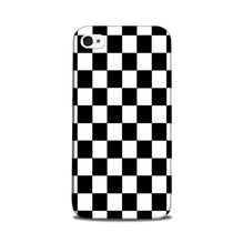 Black White Boxes Mobile Back Case for iPhone 5/ 5s  (Design - 372)