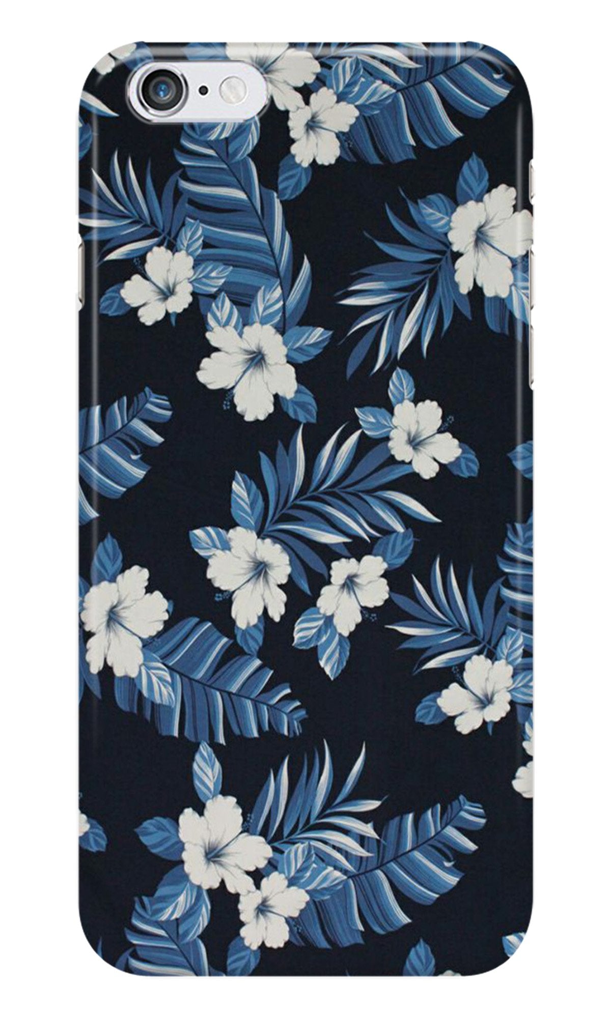 White flowers Blue Background2 Case for iPhone 6 Plus/ 6s Plus