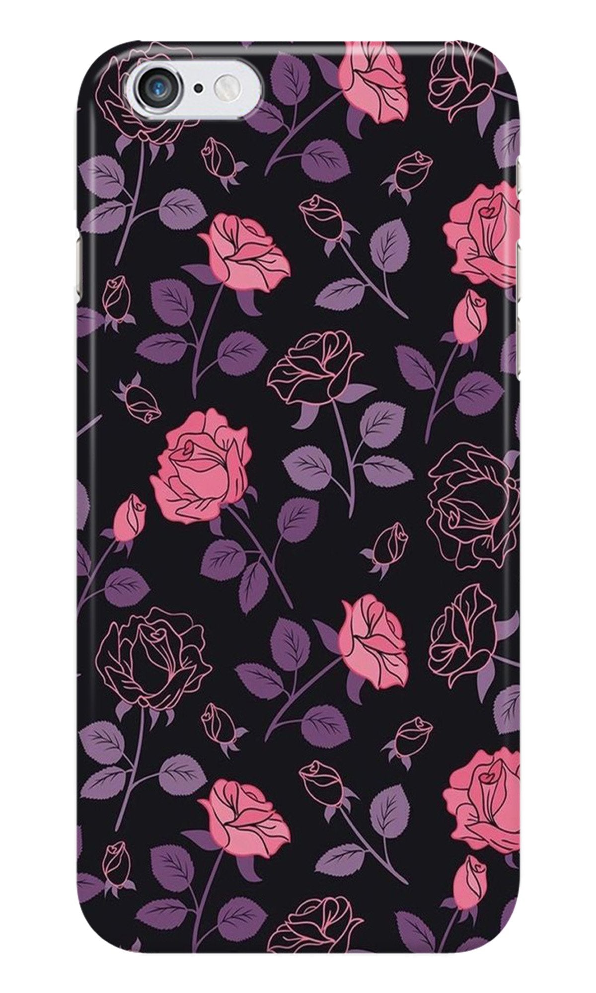 Rose Black Background Case for iPhone 6/ 6s