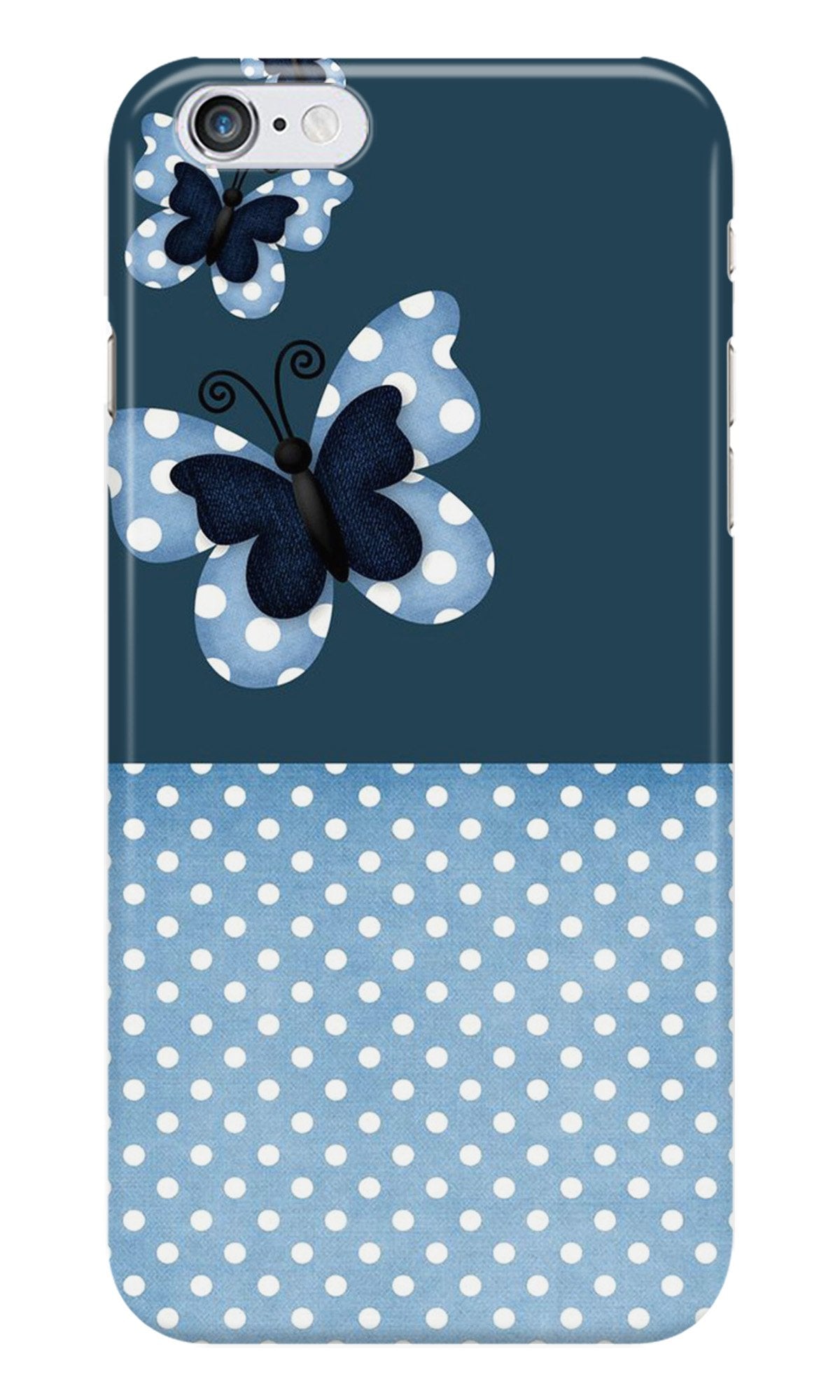 White dots Butterfly Case for iPhone 6 Plus/ 6s Plus