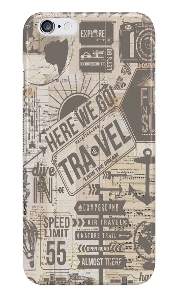 Travel Case for iPhone 6 Plus/ 6s Plus  (Design - 104)