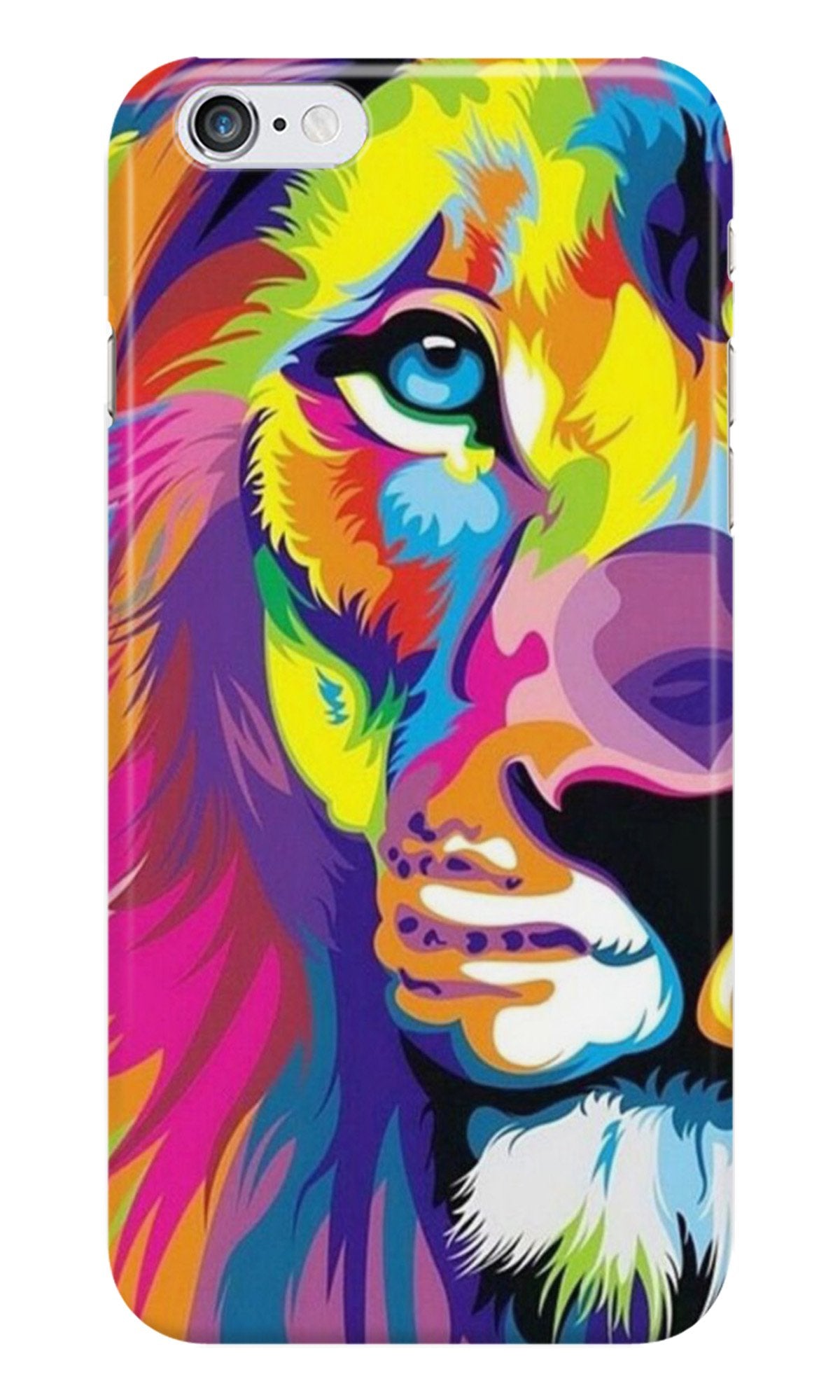 Colorful Lion Case for iPhone 6 Plus/ 6s Plus  (Design - 110)