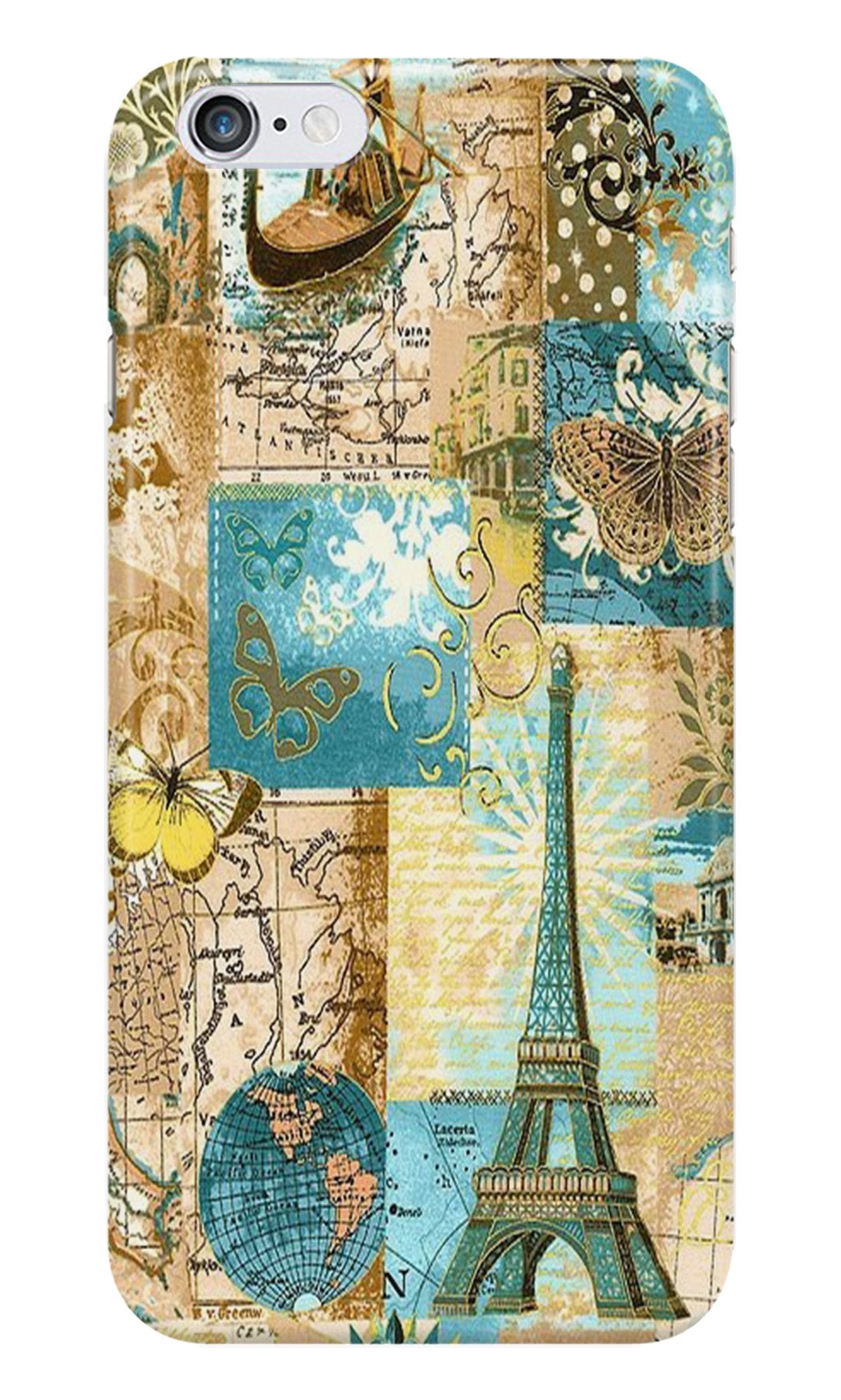 Travel Eiffel TowerCase for Iphone 6/6S (Design No. 206)
