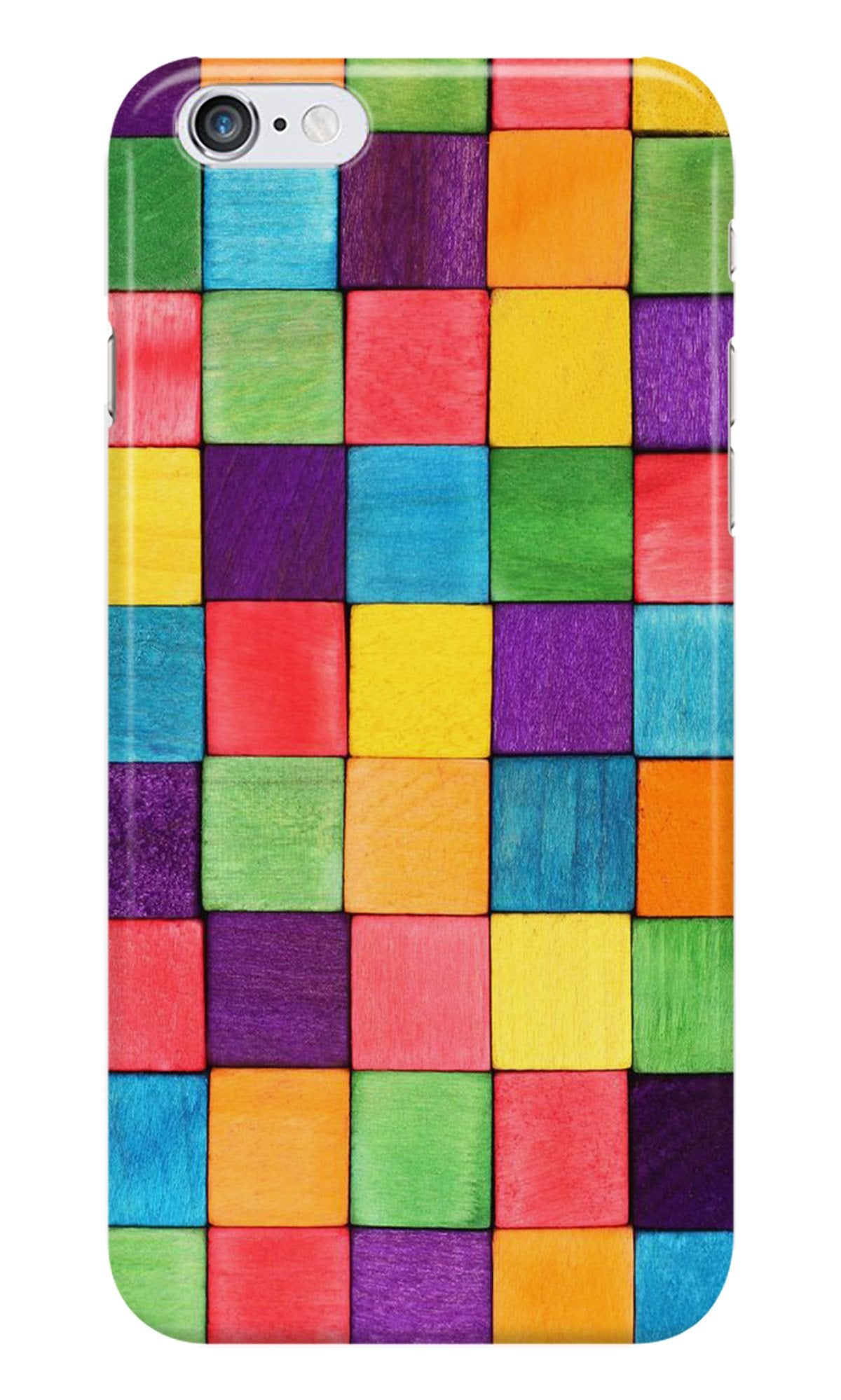 Colorful Square Case for Iphone 6/6S (Design No. 218)