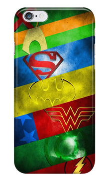 Superheros Logo Case for Iphone 6/6S (Design No. 251)