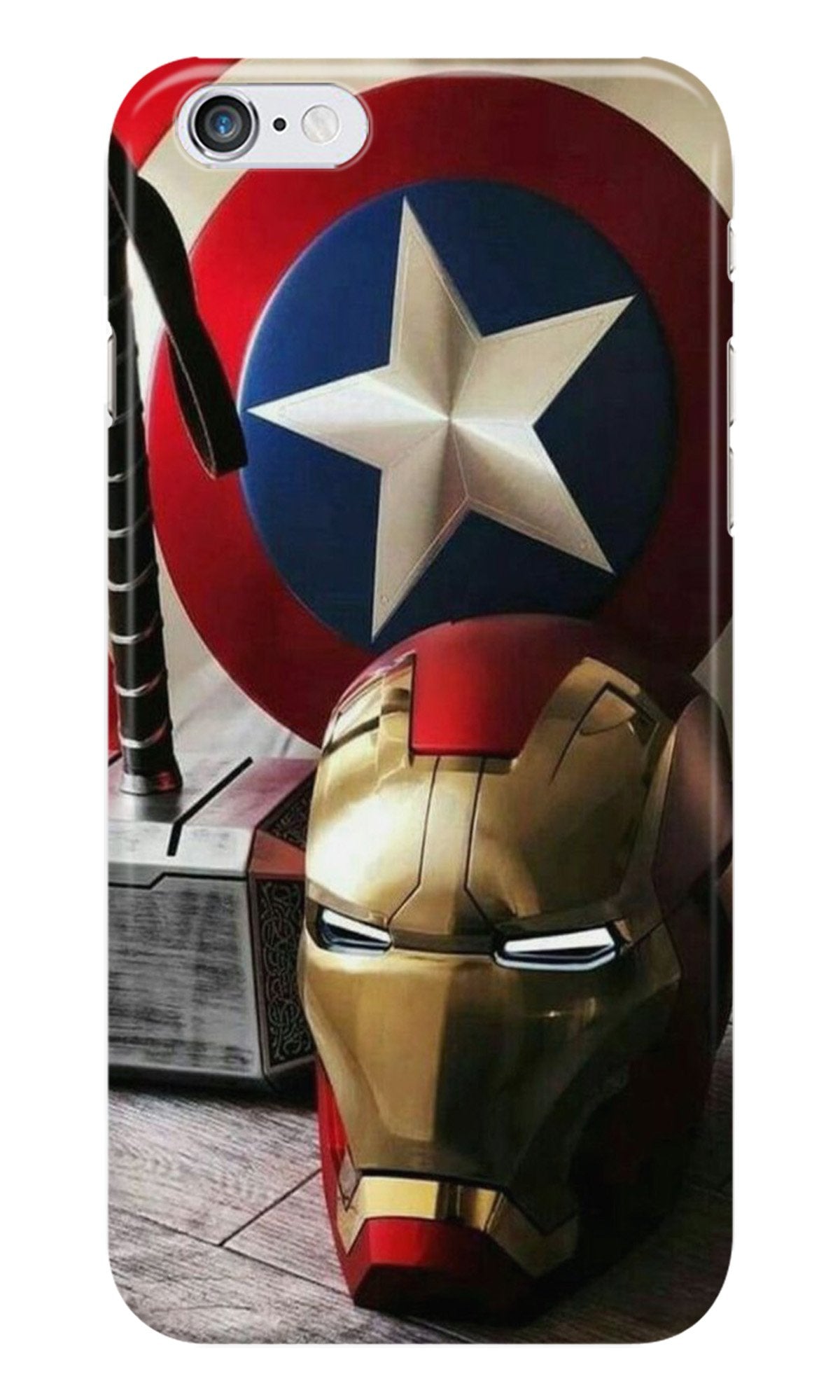 Ironman Captain America Case for Iphone 6 Plus/6S Plus (Design No. 254)