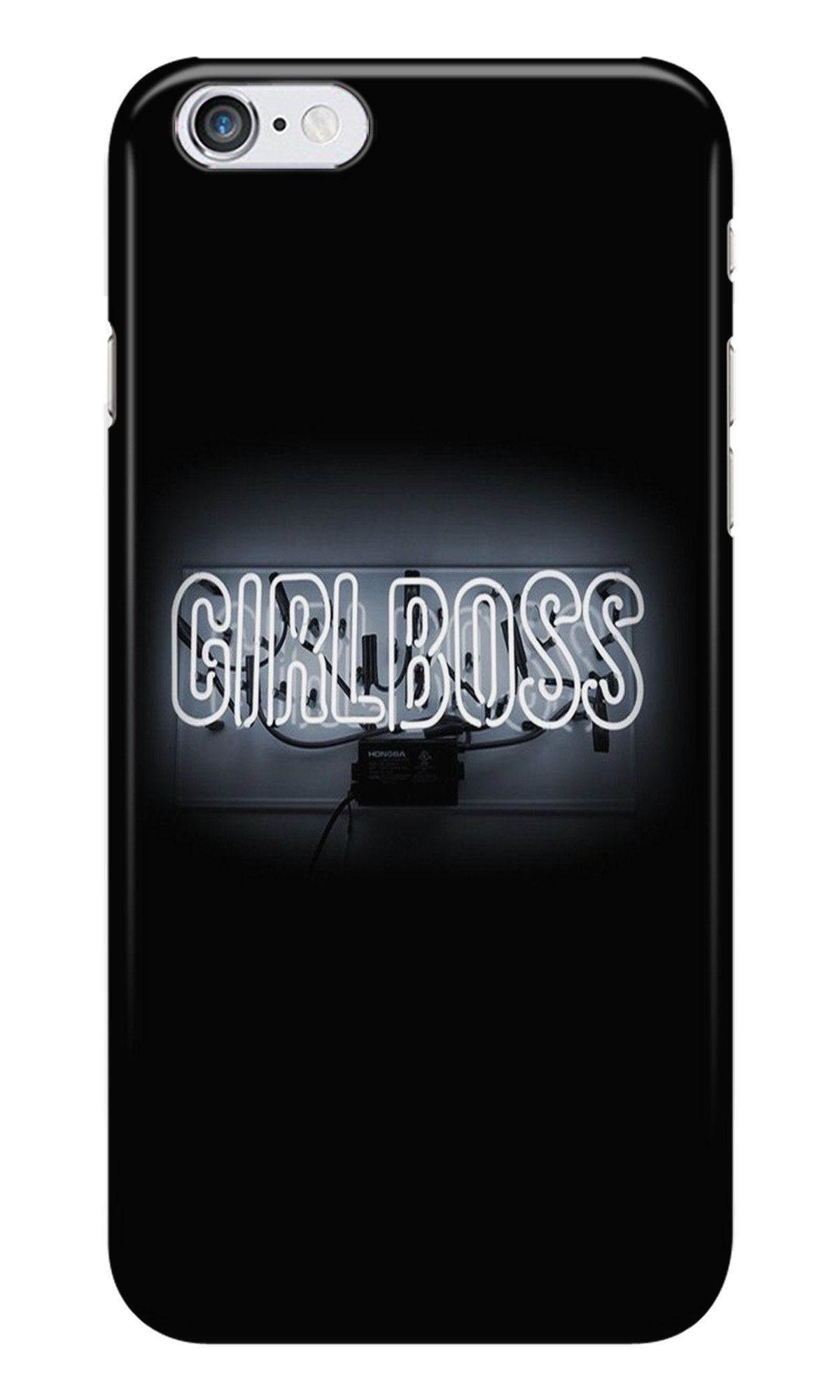 Girl Boss Black Case for Iphone 6 Plus/6S Plus (Design No. 268)