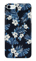 White flowers Blue Background2 Case for iPhone 7