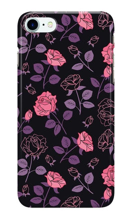 Rose Black Background Case for iPhone 7