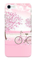 Pink Flowers Cycle Case for iPhone 7  (Design - 102)