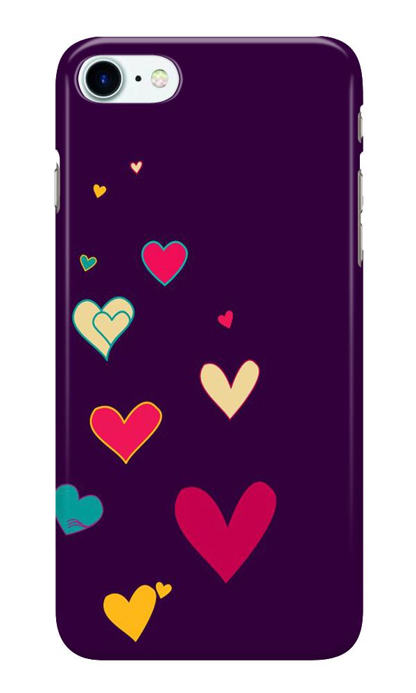 Purple Background Case for iPhone 7  (Design - 107)