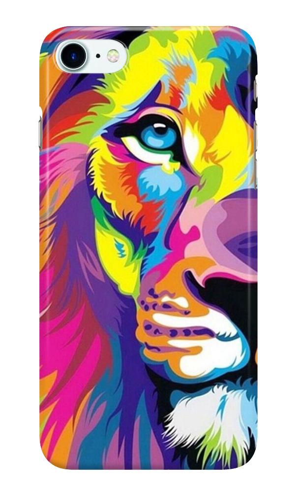 Colorful Lion Case for iPhone 7  (Design - 110)