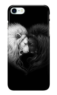 Dark White Lion Case for iPhone 7  (Design - 140)