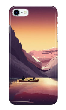 Mountains Boat Case for iPhone 7 (Design - 181)
