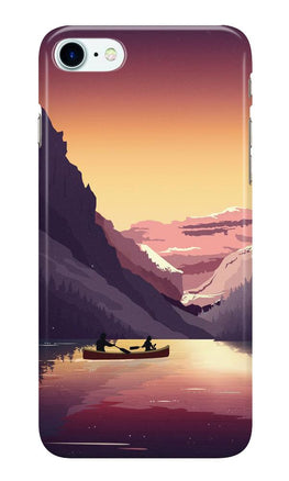 Mountains Boat Case for iPhone 7 (Design - 181)