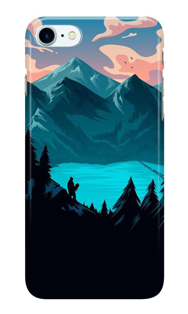 Mountains Case for iPhone 7 (Design - 186)