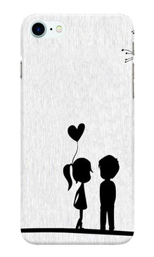 Cute Kid Couple Case for Iphone 7 (Design No. 283)
