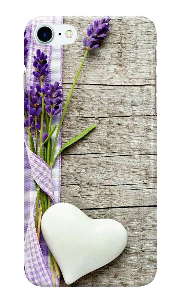 White Heart Case for Iphone 7 (Design No. 298)