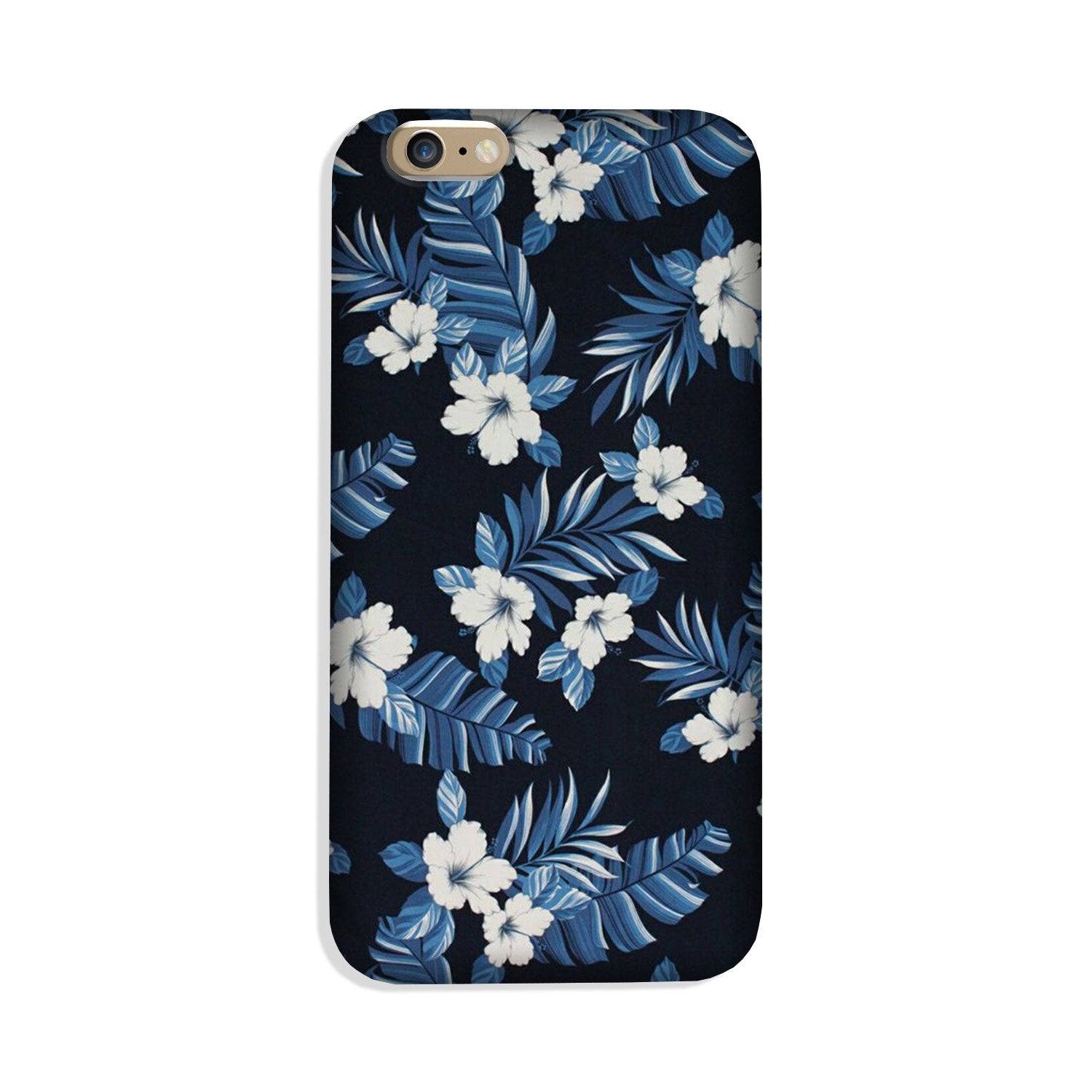White flowers Blue Background2 Case for iPhone 8