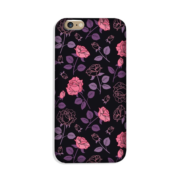 Rose Black Background Case for iPhone 8