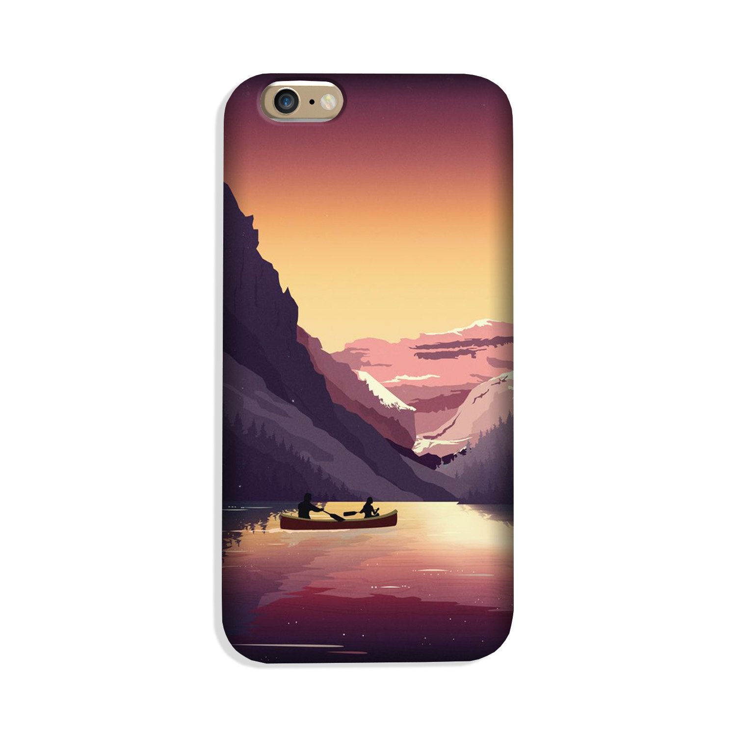 Mountains Boat Case for iPhone 8 (Design - 181)