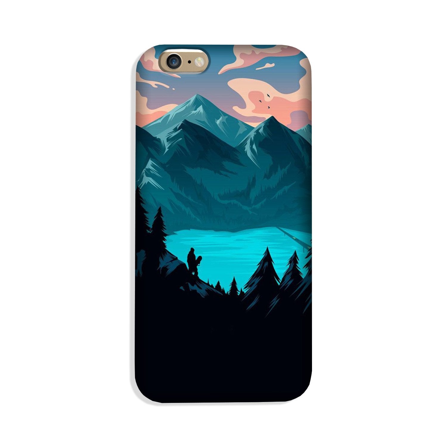 Mountains Case for iPhone 8 (Design - 186)