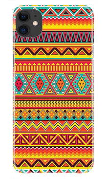 Zigzag line pattern Mobile Back Case for iPhone 11 (Design - 4)