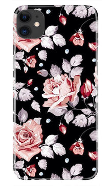Pink rose Mobile Back Case for iPhone 11 (Design - 12)
