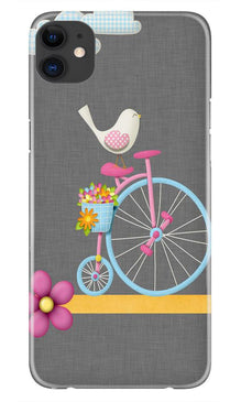 Sparron with cycle Mobile Back Case for iPhone 11 (Design - 34)